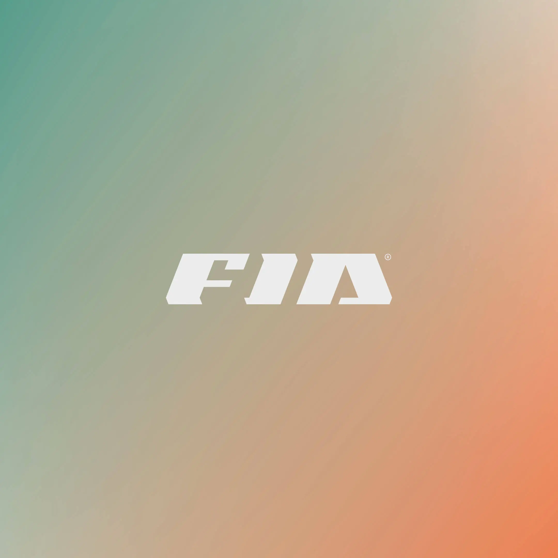FIA Logo on brand gradient